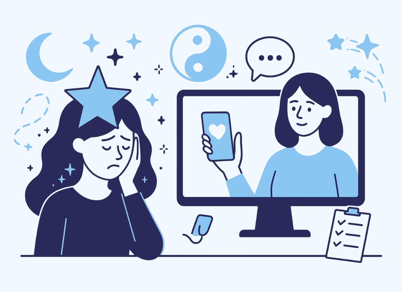 Онлайн-психолог при тревоге: как проходит работа и какие техники помогают