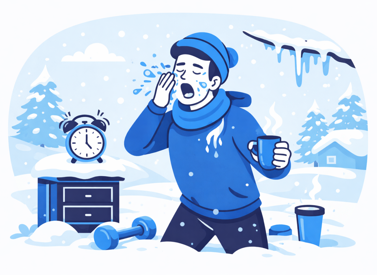 Как взбодриться зимним утром — 4 психологических совета