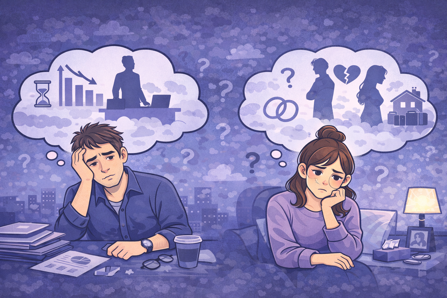 Кризис 35–45 лет у женщин и мужчин: признаки, причины и как пережить переоценку жизни