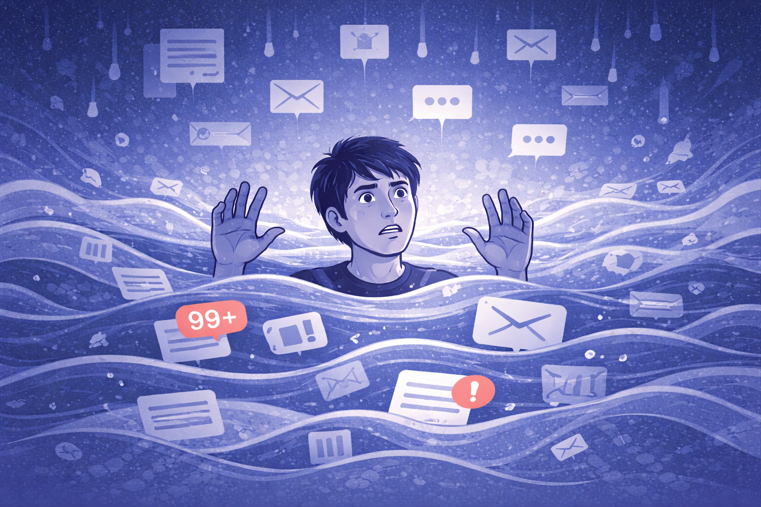 Информационная перегрузка: как избыток информации усиливает тревогу и апатию