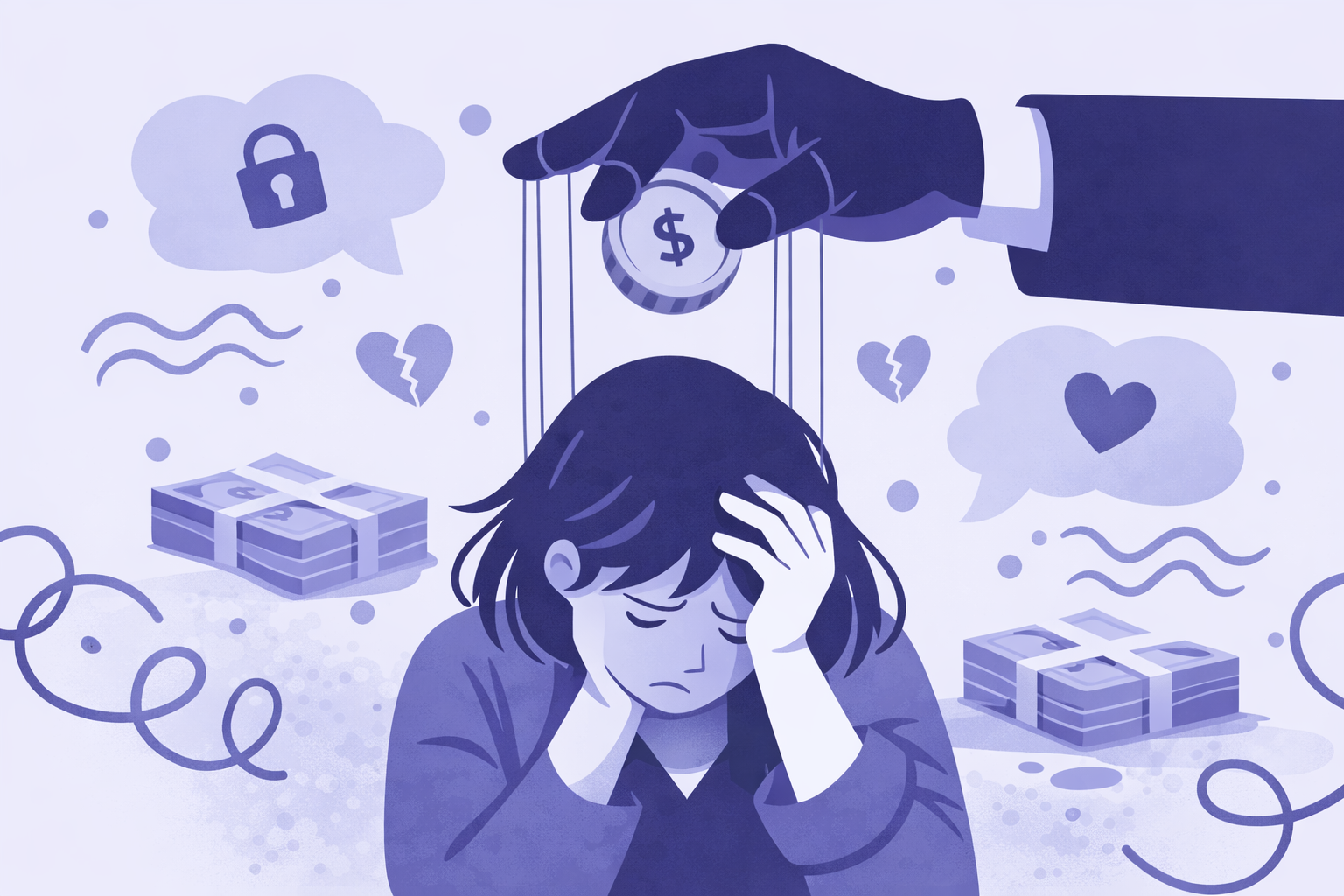 Финансовая зависимость в отношениях: когда деньги становятся способом контроля